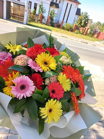 Букет цветов из: Герберы в Александровске-Сахалинском